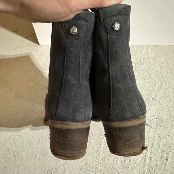 Hush Puppies Navy Blue Suede Women’s Ankle Boots, Size 7 (24.5cm) - Picture 3 of 8